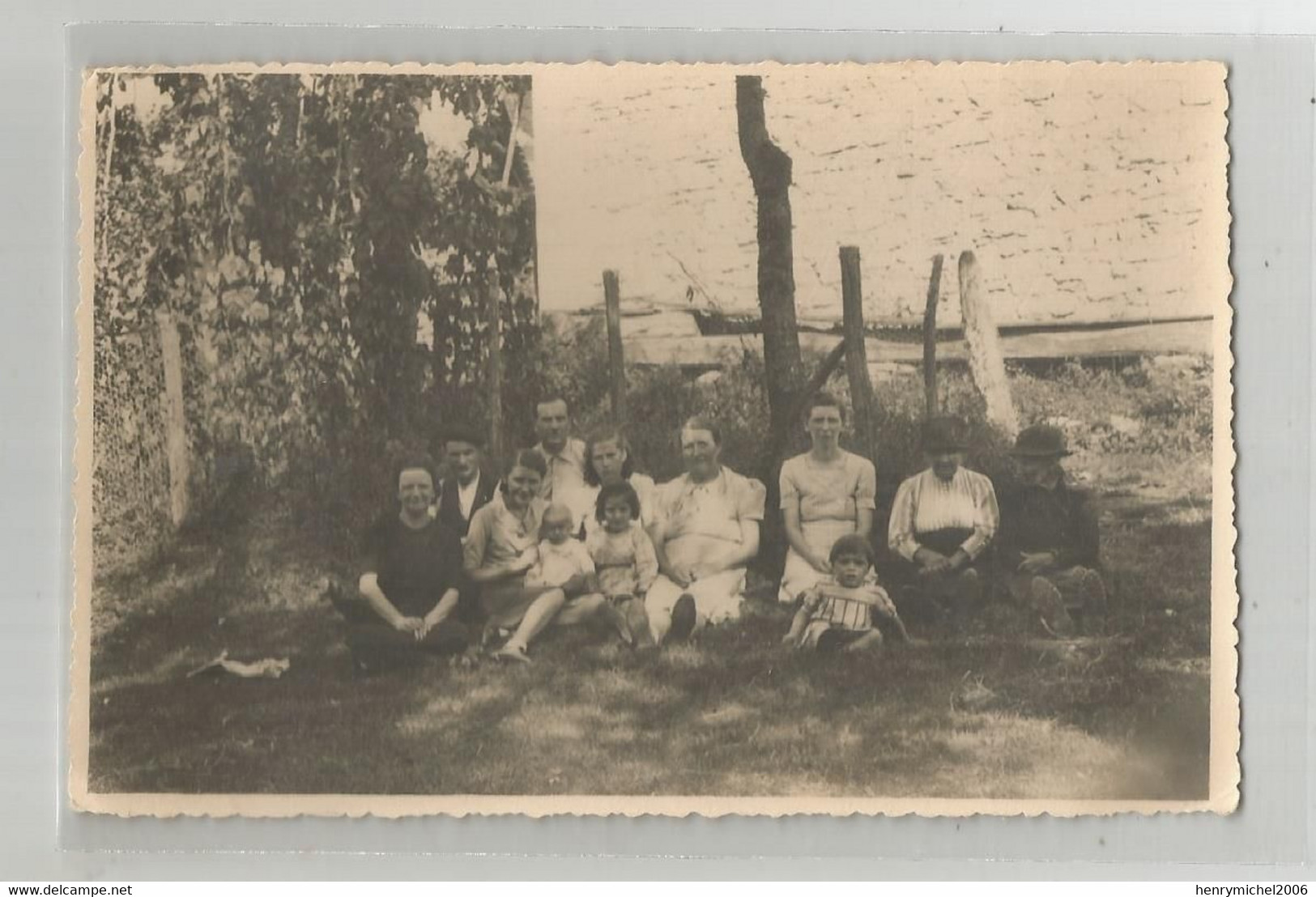 Belgique  Namur A Rochefort Chez Mr Nommé Au Dos  En 1942  Photographie Format Carte Photo - Rochefort