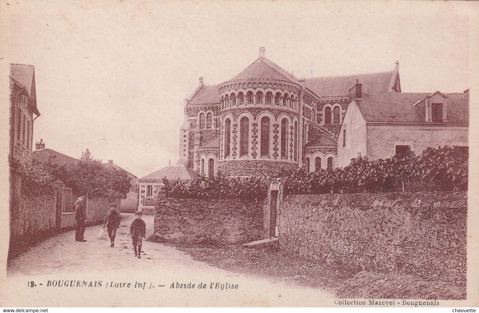 BOURGUENAIS   L Bside Et L Eglise  .col.mazevetno.19 - Bouguenais