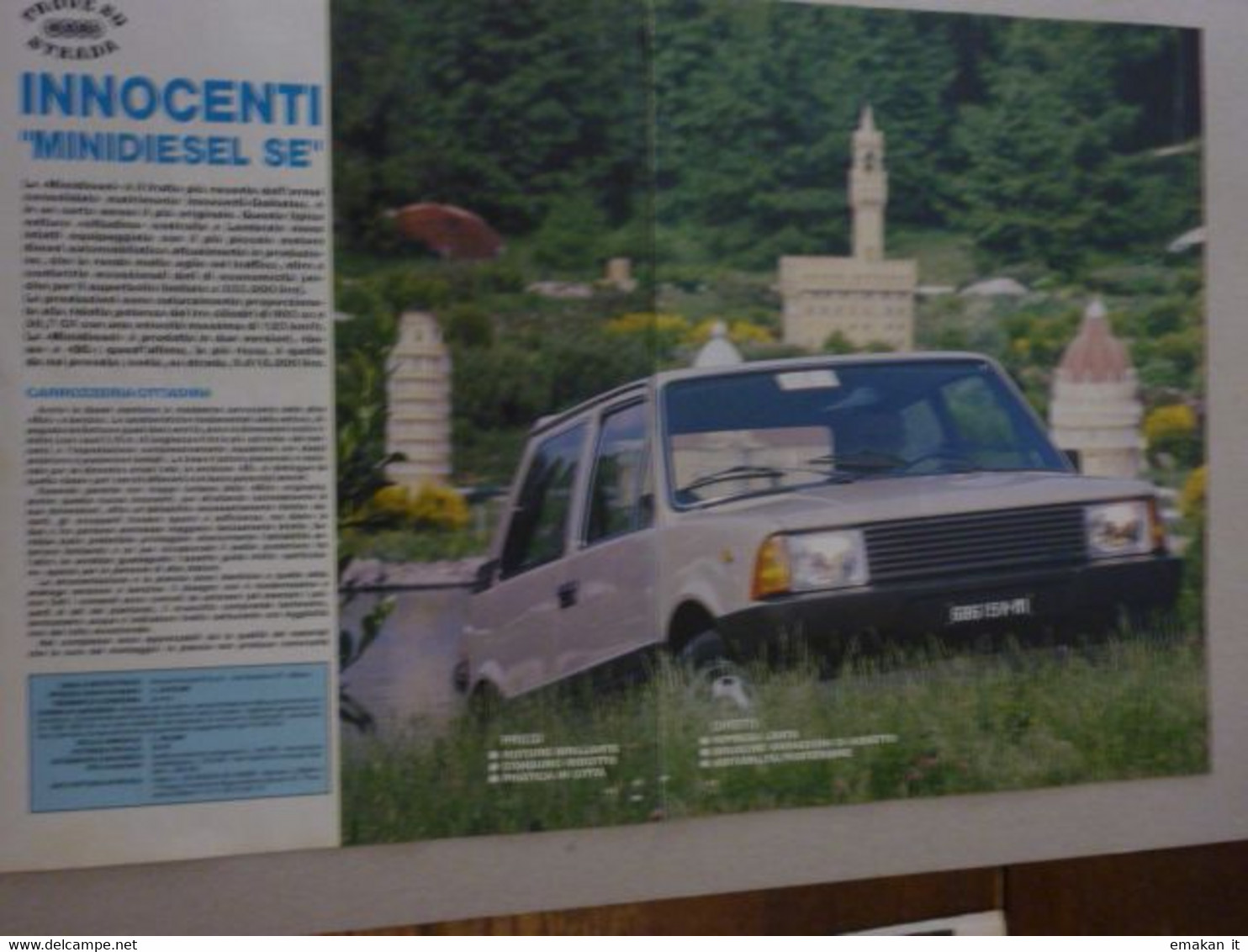 # ARTICOLO  INNOCENTI MINIDIESEL SE / 1984 - Premières éditions