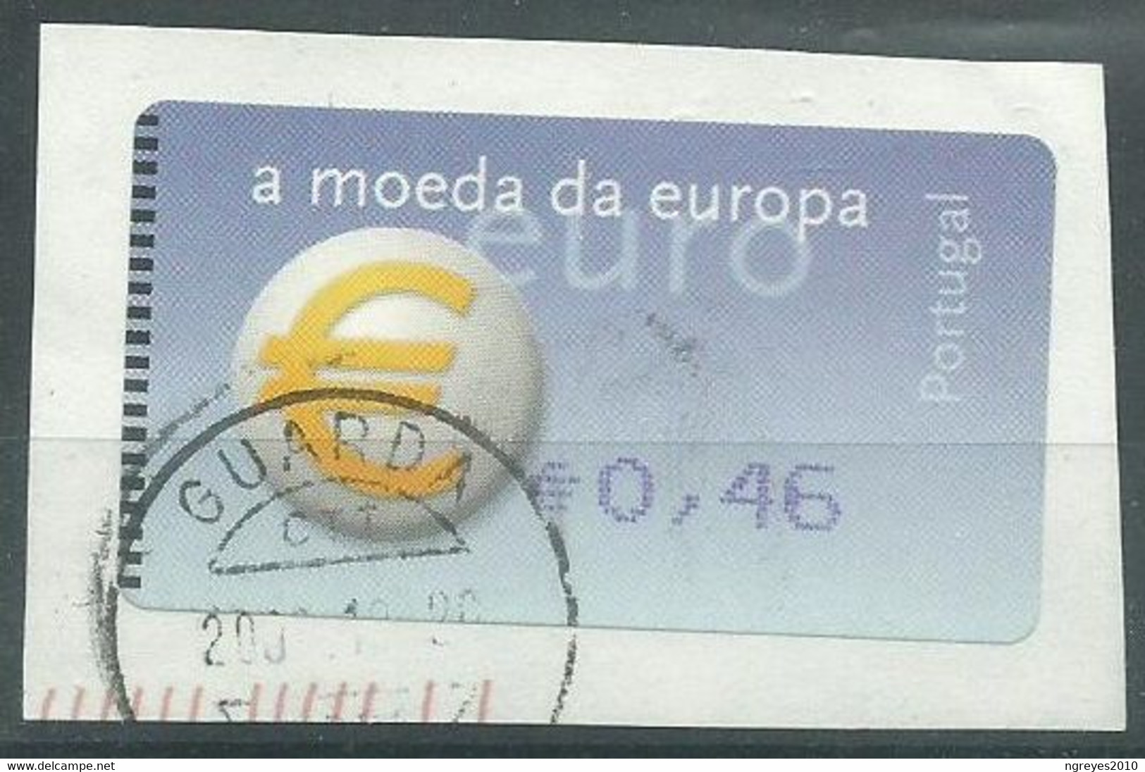 210041122  PORTUGAL.  YVERT  DSITRIBUTION Nº  D-24 - Maschinenstempel (EMA)