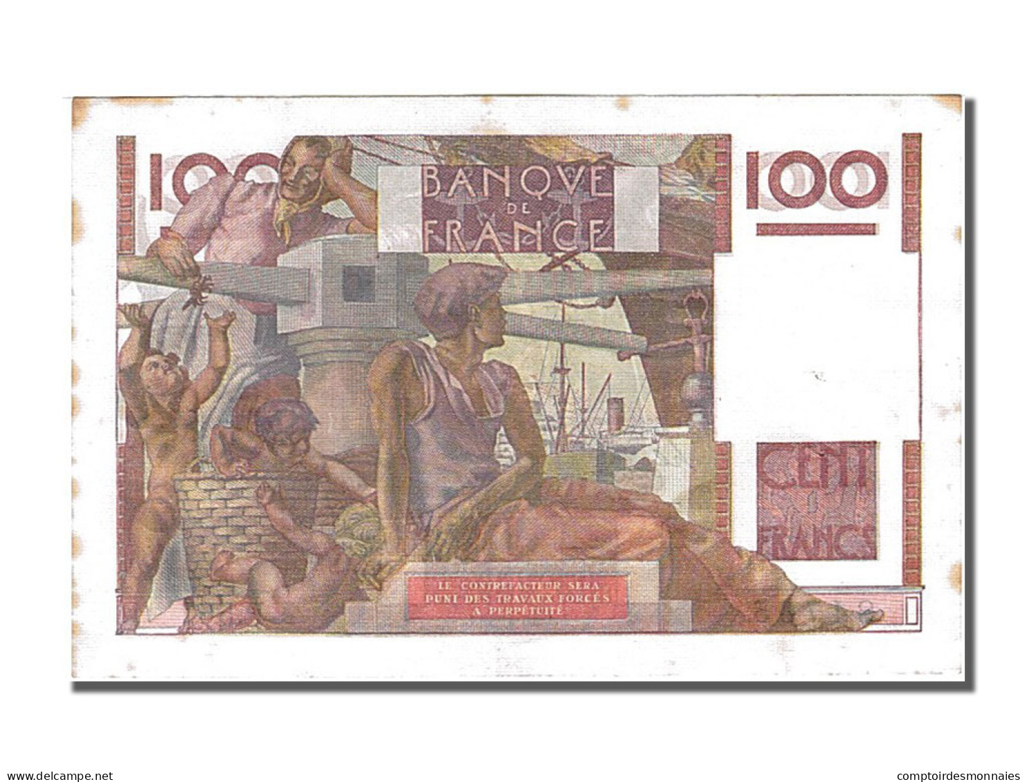 Billet, France, 100 Francs, 100 F 1945-1954 ''Jeune Paysan'', 1953, 1953-10-01 - 100 F 1945-1954 ''Jeune Paysan''