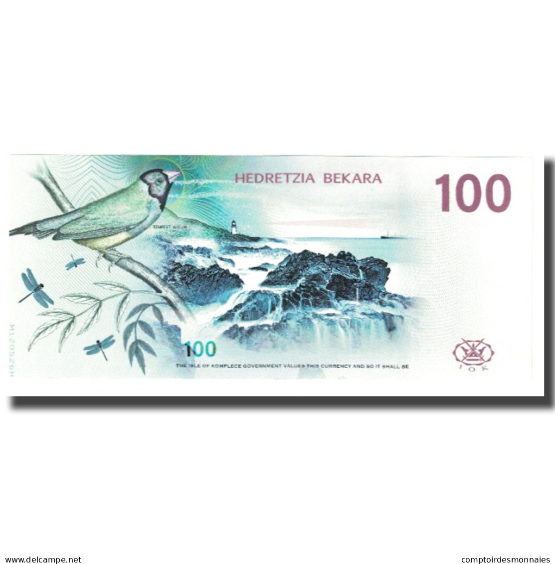 Billet, États-Unis, Billet Touristique, 2019, ISLE OF KOMPLECE 100 BEKARA, NEUF - A Identificar