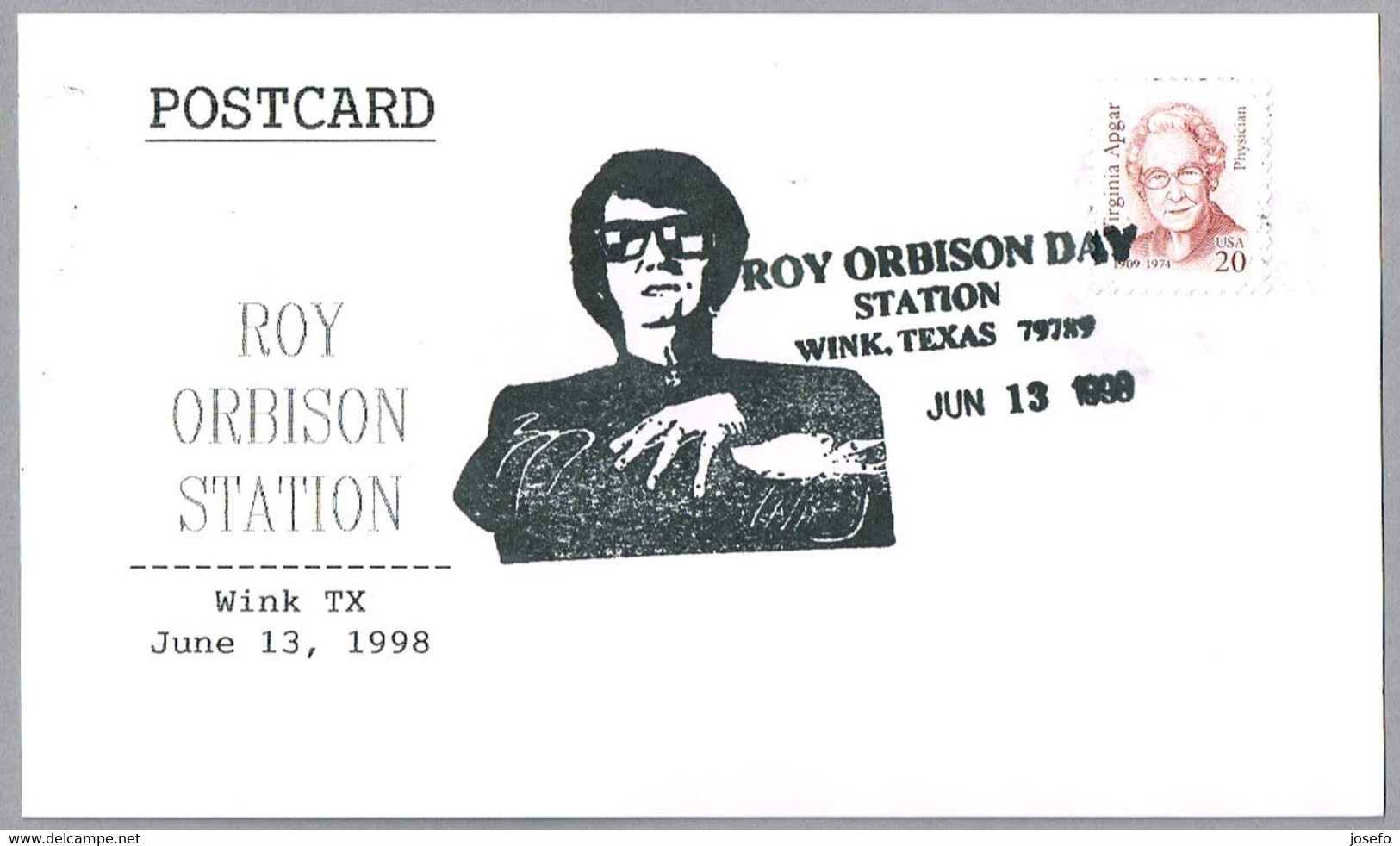 ROY ORBISON Day. Wink TX 1998 - Chanteurs