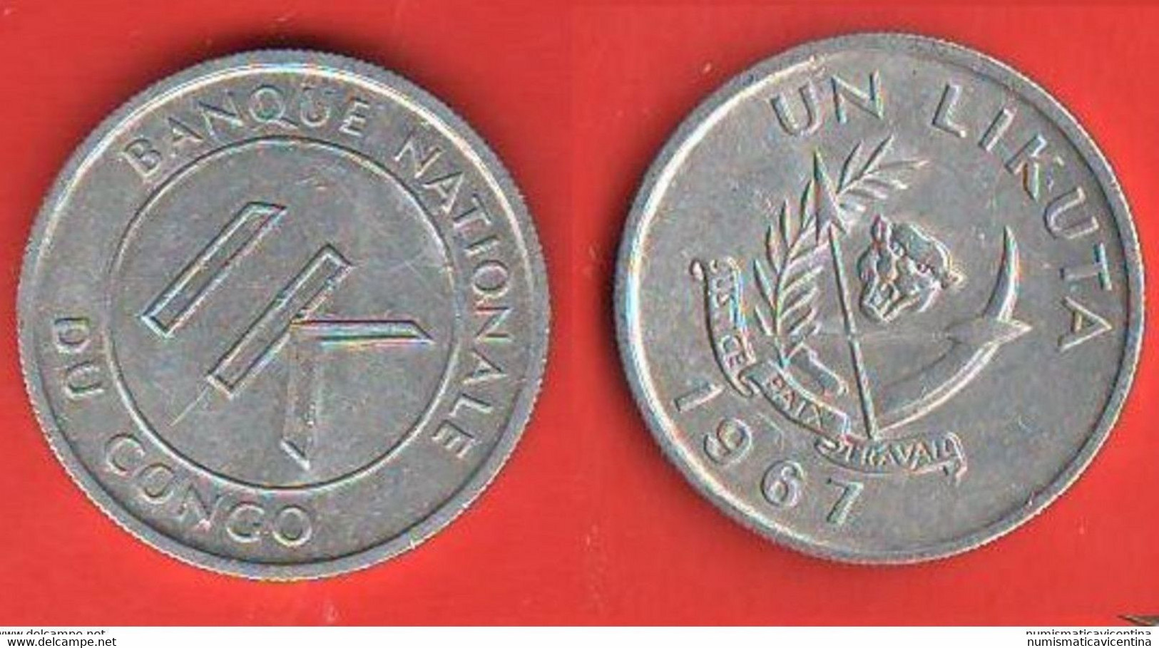 Congo 1 Likuta 1967 République Du Congo - Congo (Republiek 1960)