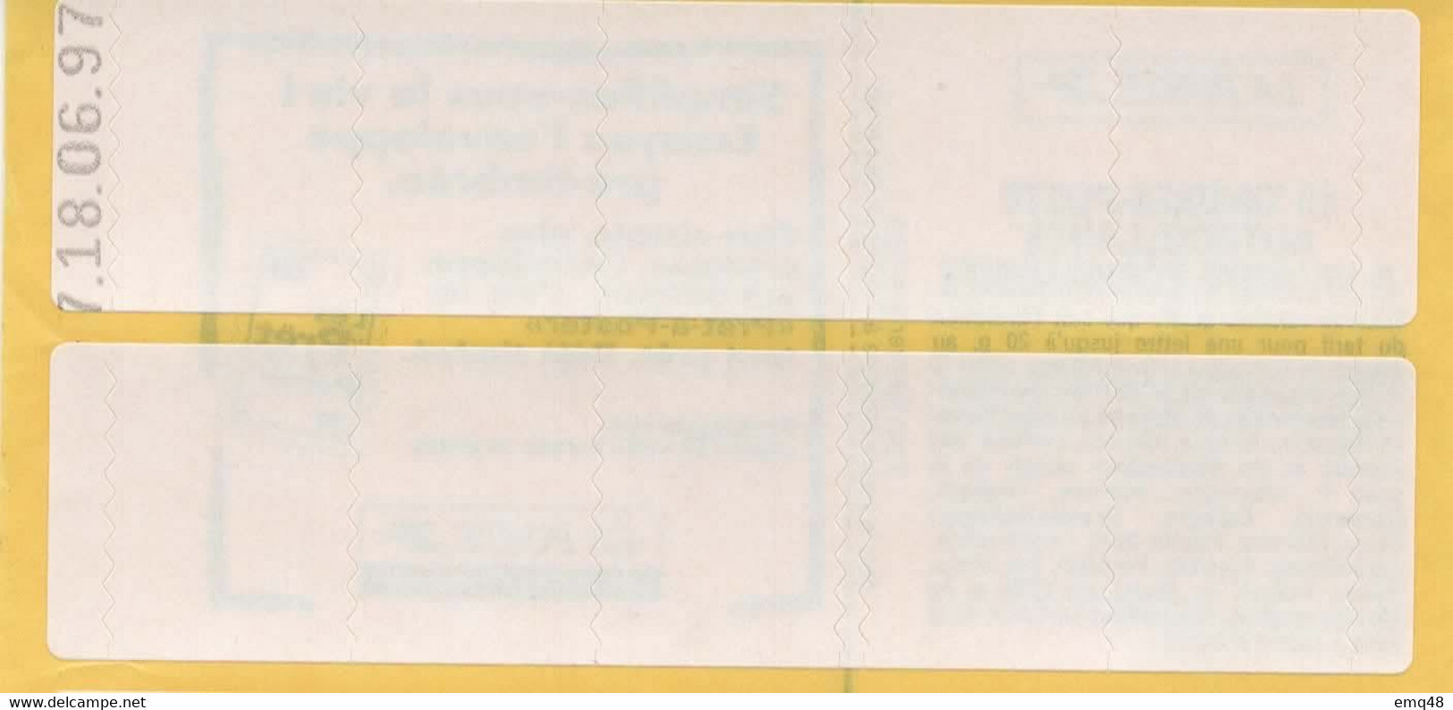 MAV 401 : UN CARNET  NUMEROTE : Référence N° 2874-C8 : Timbres Non Imprimés - Très Rare Ainsi Avec Numéro. - Carnets