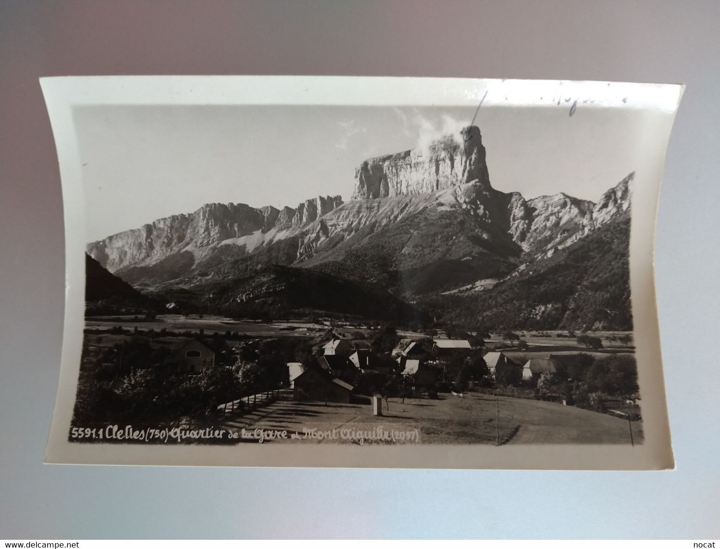 Clelles Quartier De La Gare Et Mont Aiguille Carte Photo Isere - Clelles