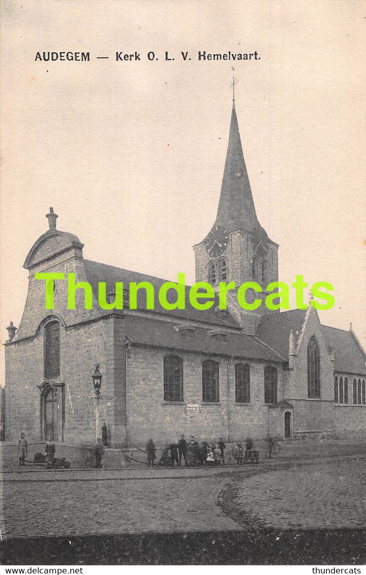 CPA AUDEGEM KERK O L V HEMELVAART - Dendermonde