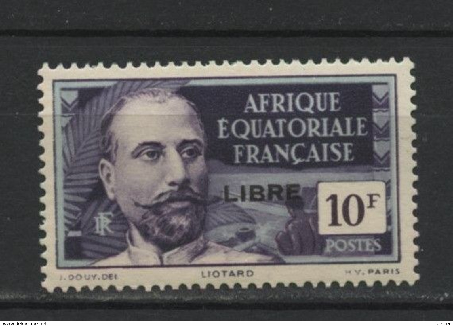 AEF 126  FRANCE LIBRE LUXE NEUF SANS CHARNIERE SIGNE BRUN - Nuevos