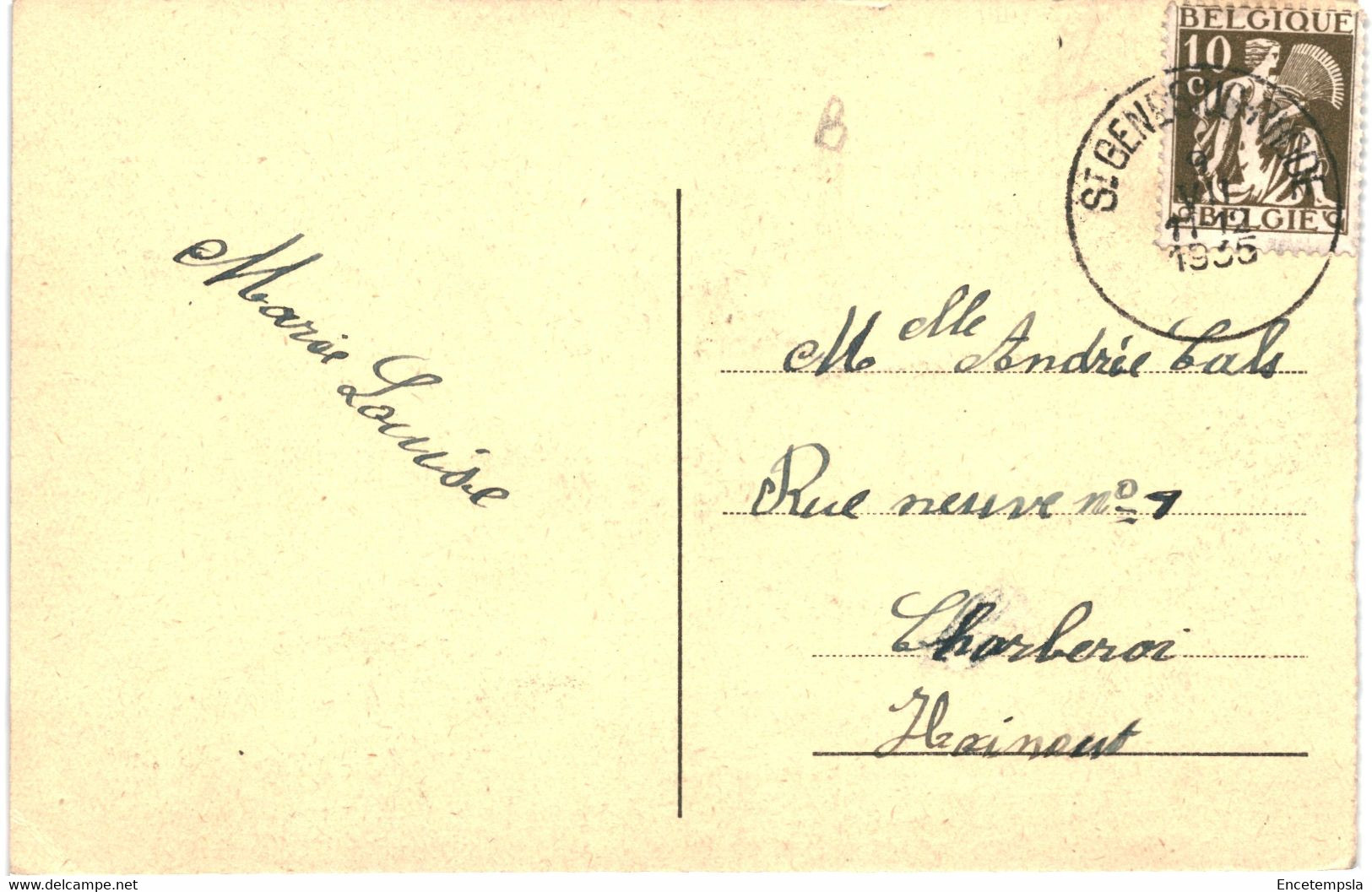 CPA Carte Postale Belgique Alsemberg  Institut Notre Dame Section Fillettes Débile  1935 VM46711ok - Beersel