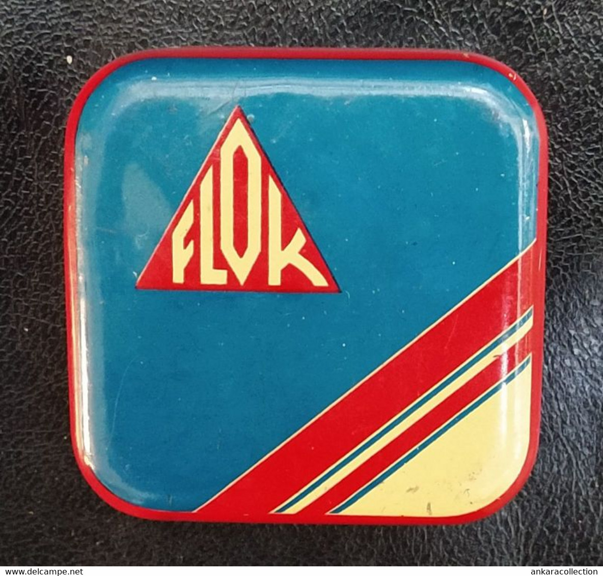 AC - FLOK TYPEWRITER RIBBON VINTAGE TIN BOX - Zubehör & Versandtaschen