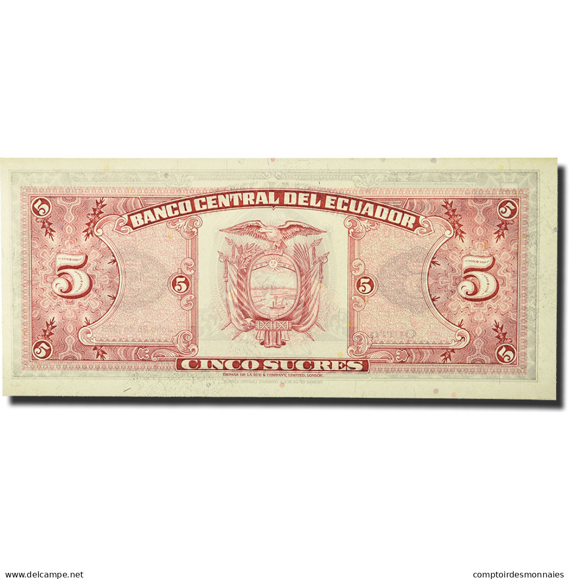 Billet, Équateur, 5 Sucres, 1979, 1979-07-25, KM:113c, NEUF - Equateur