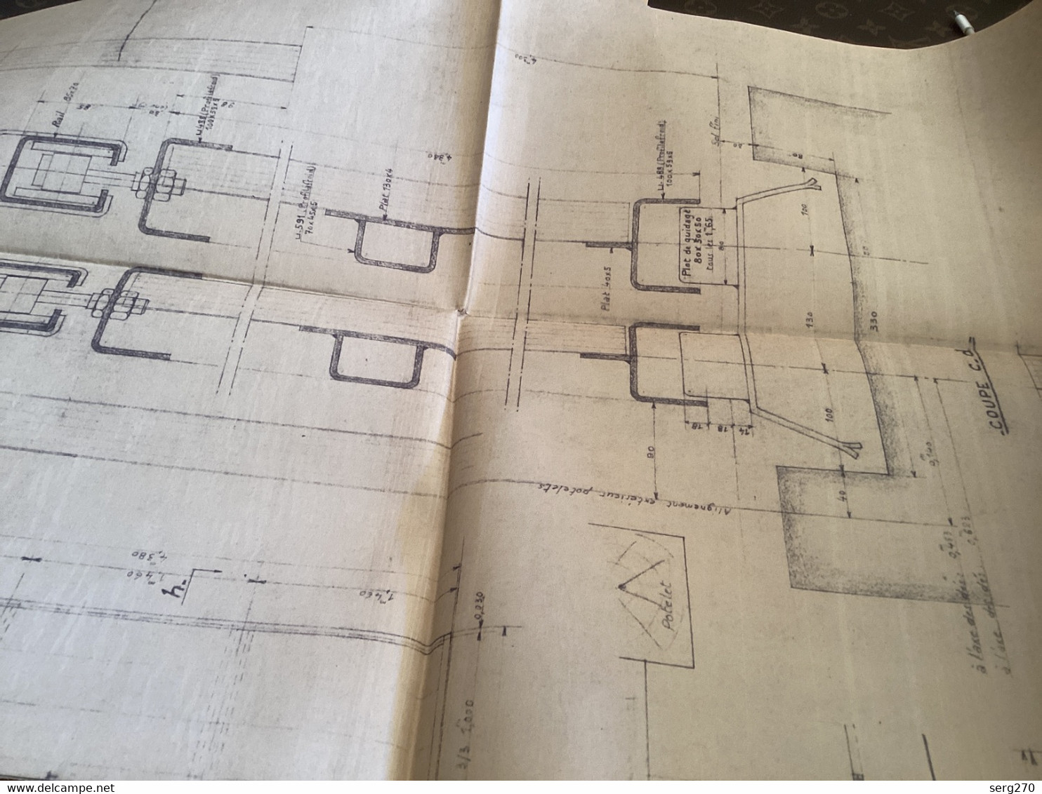 Plan Dessin Port Autonome Du Havre Zone De Transit Et Magasinage Construction D Un Hangar  Pour Le Trafic Containérise - Travaux Publics