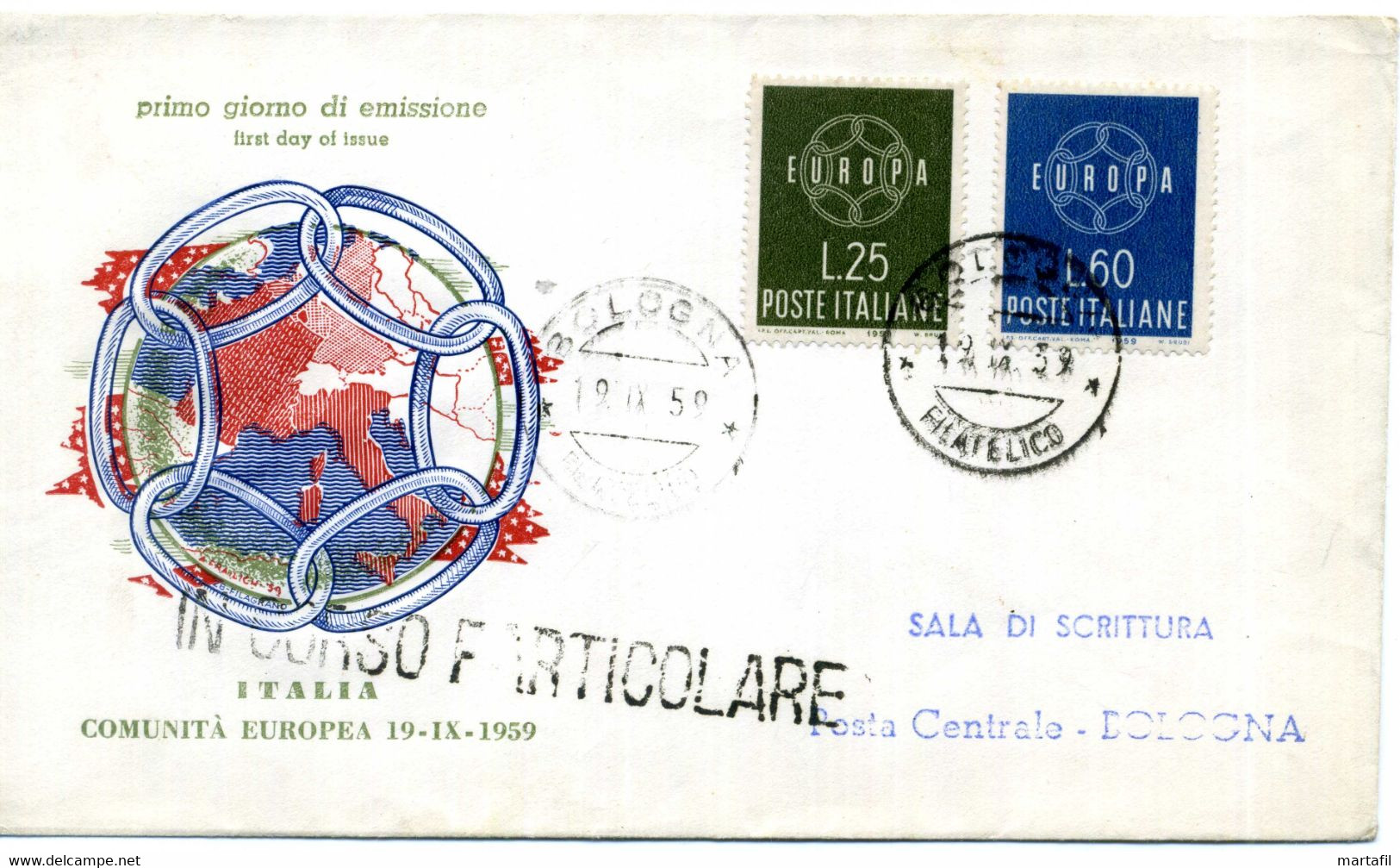 1959 FDC Europa CEPT In Corso Particolare - FDC