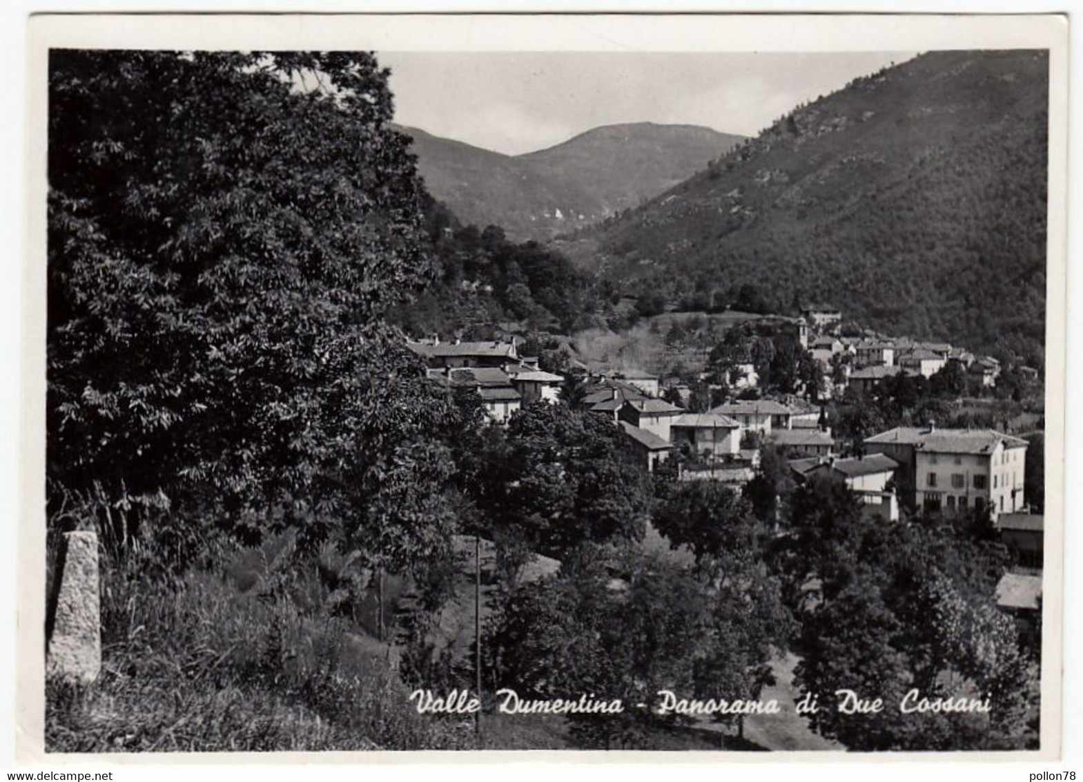 VALLE DUMENTINA - PANORAMA DI DUE COSSANI - LUINO - VARESE - Vedi Retro - Luino