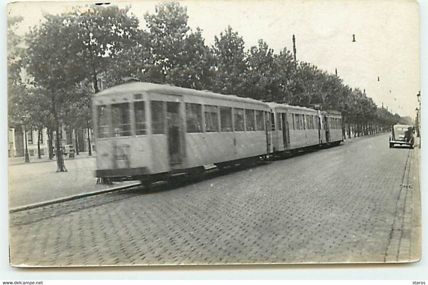 Carte Photo - Tramway Bruxelles ??? - Tram