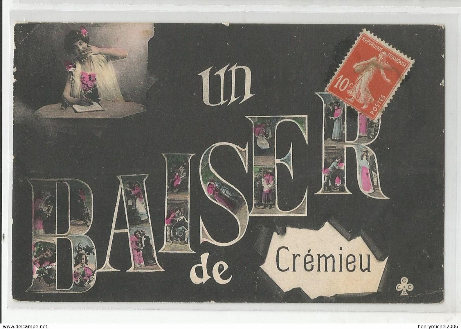 38 Isère Un Baiser De Crémieu Femme - Crémieu