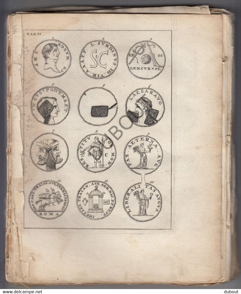 Numismatiek - Romeinse Munten, Auteur: Joachim Oudaan - Gedrukt Leiden, 1723, Hendrik Van Damme  (S200) - Antiquariat
