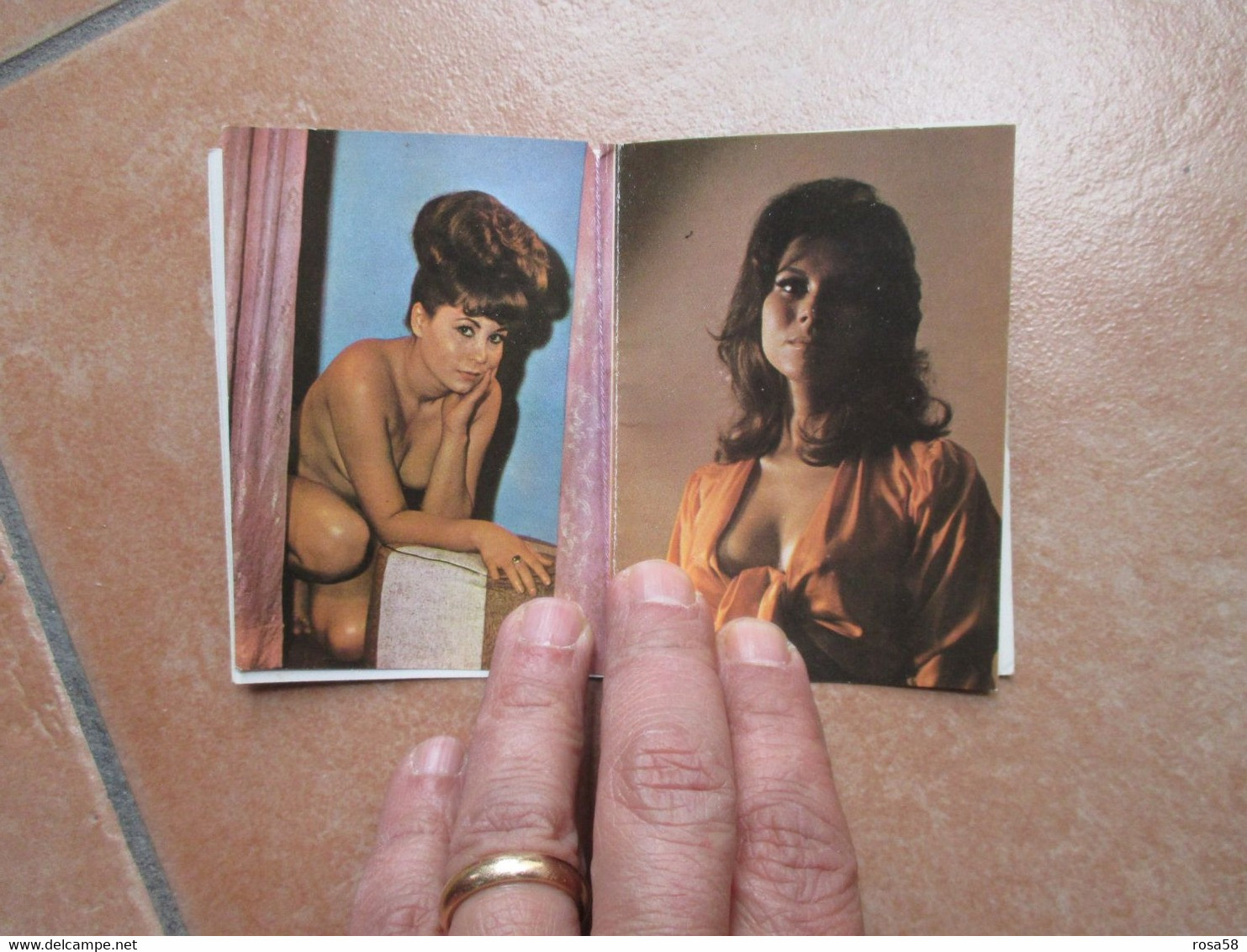 1968 Calendarietto Barbiere FOEMINA  Donnine + Bustina BUON ANNO - Petit Format : 1961-70