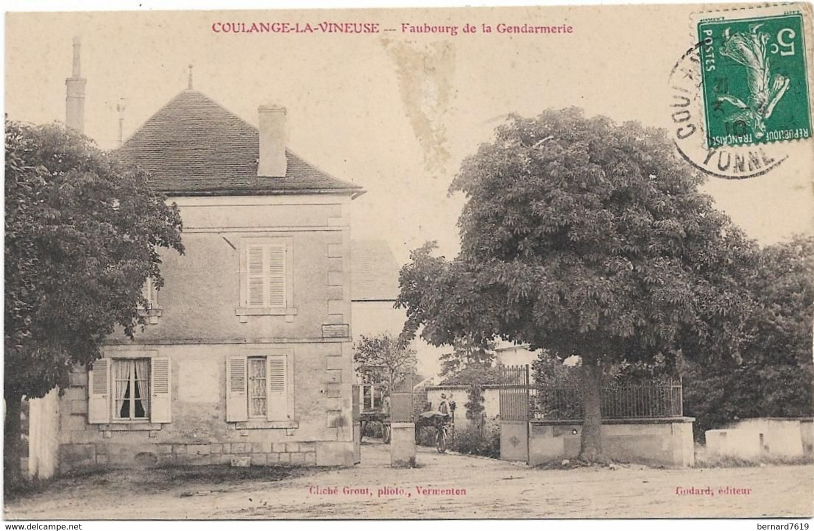 89   Coulanges La Vineuse   -  Faubourg De La Gendarmerie - Coulanges La Vineuse