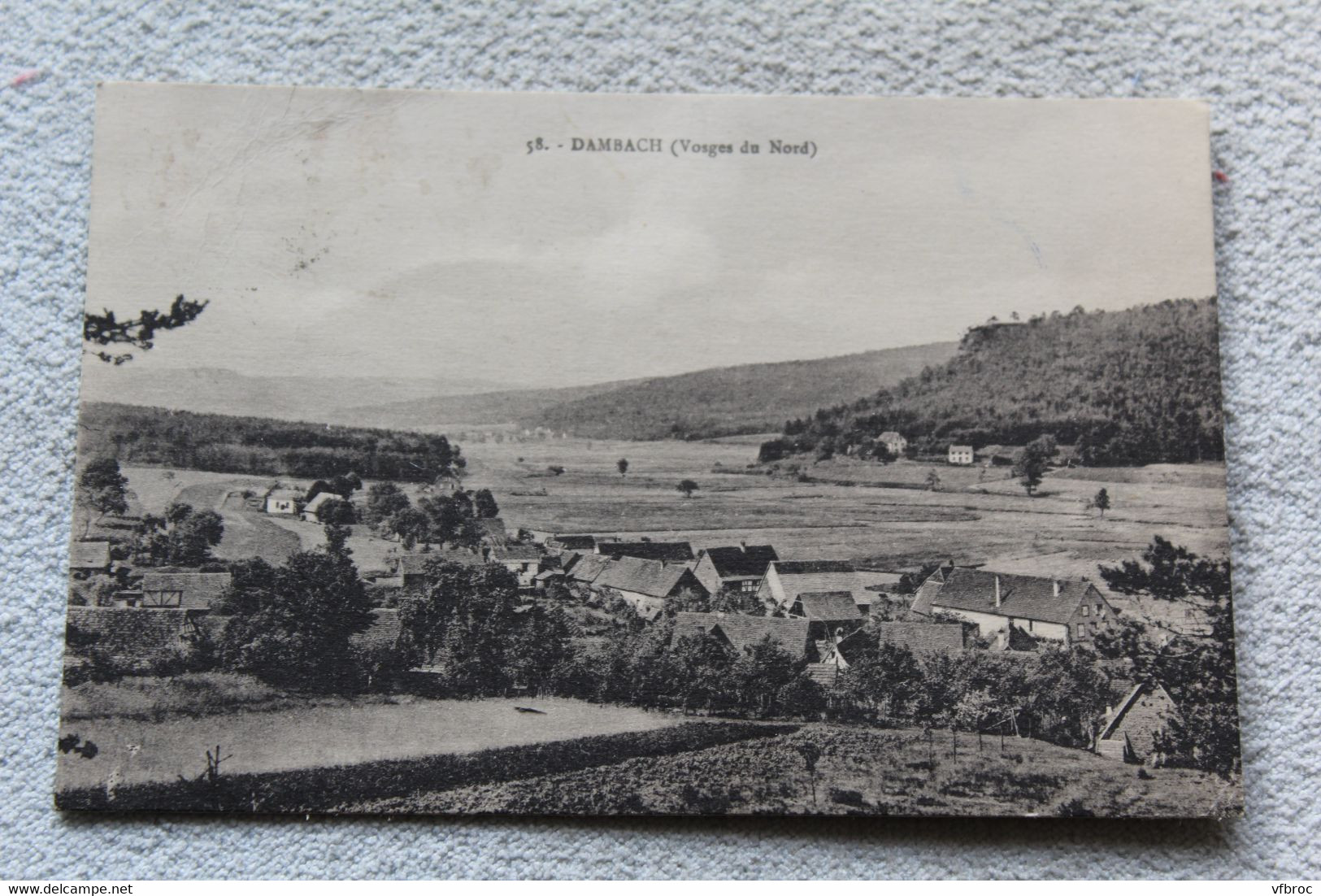 Cpa 1927, Dambach, Vosges Du Nord, Bas Rhin 67 - Dambach-la-ville