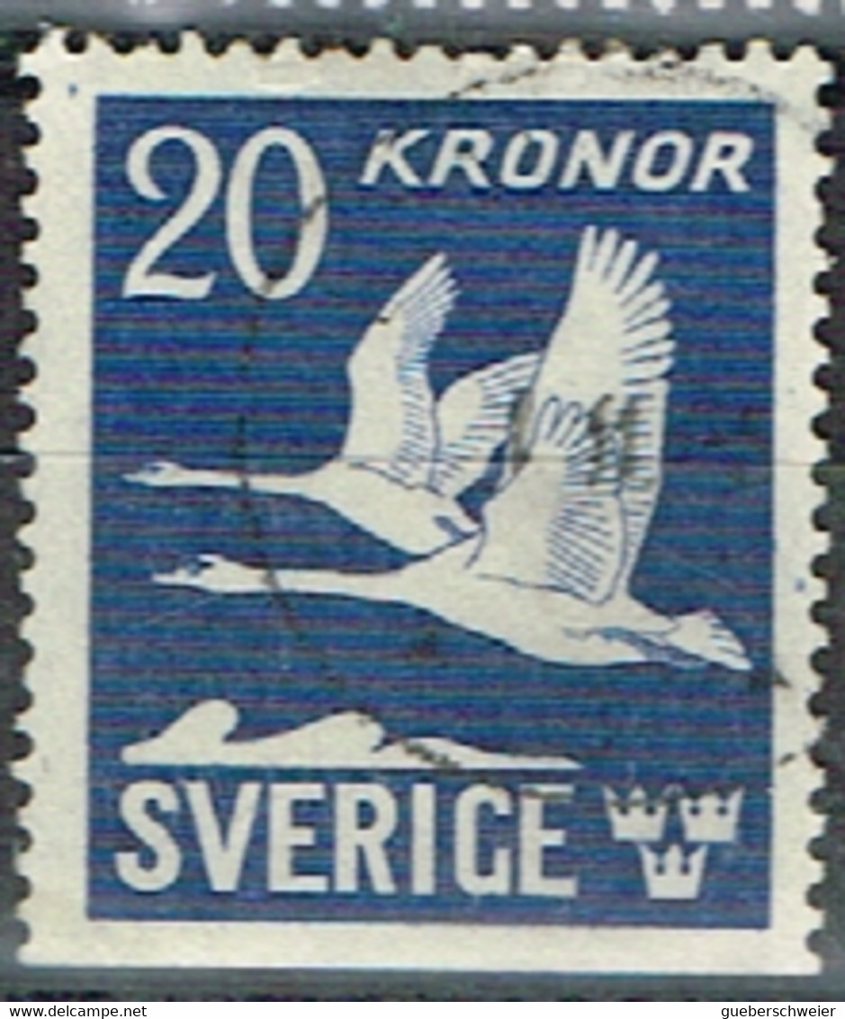 SU 104 - SUEDE PA 7 Obl. Vol De Cygnes - Used Stamps