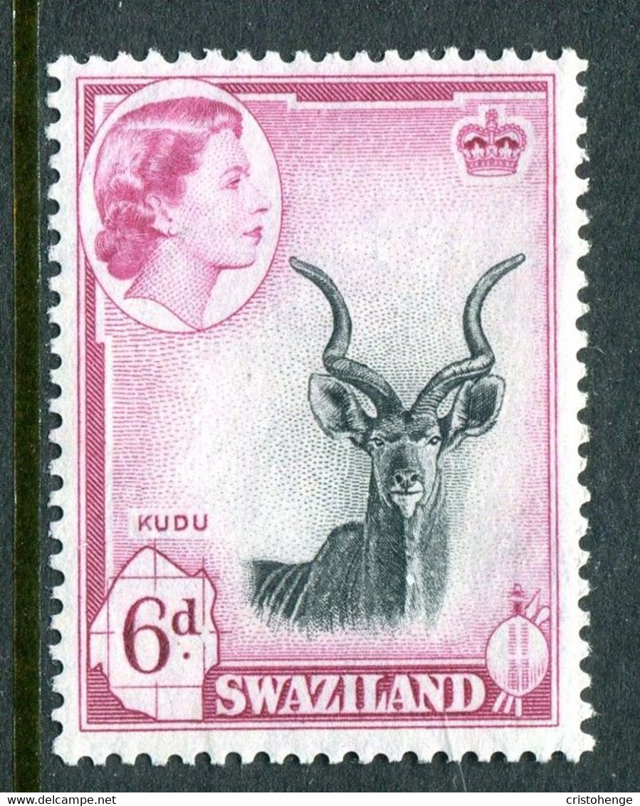 Swaziland 1956 Pictorials - 6d Kudu LHM (SG 58) - Swaziland (...-1967)