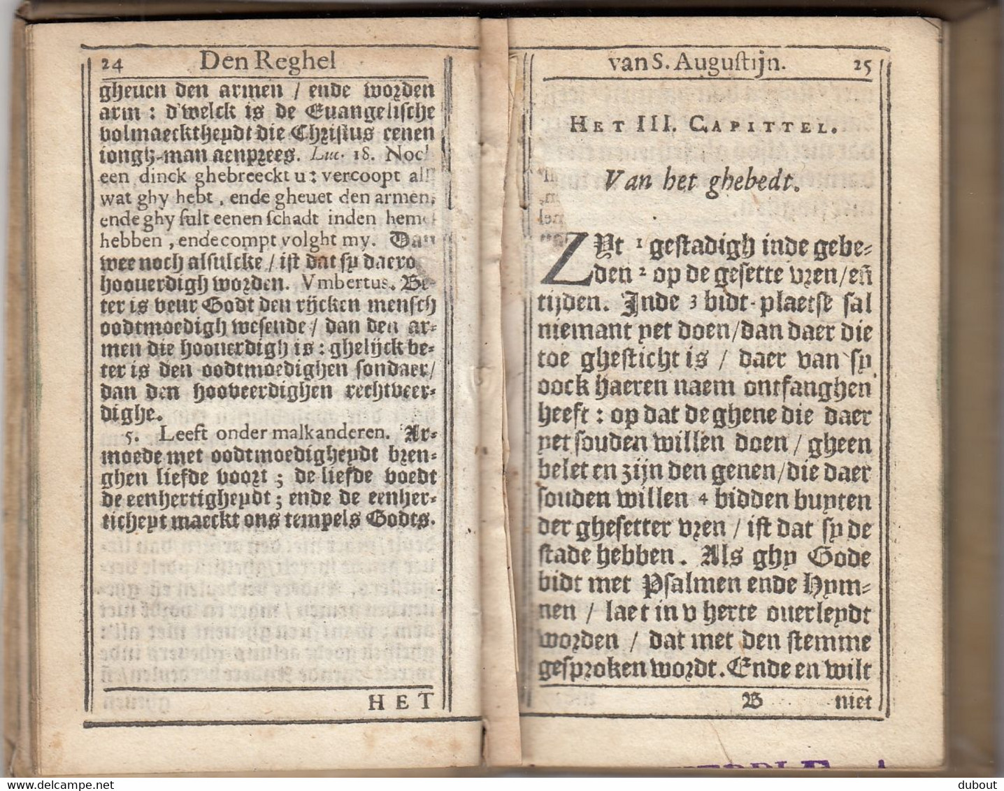 GENT - Den Reghel Van Sint Augustijn - Gedrukt In Gent, Jan Vanden Kerkhove - 1621 (W135) - Oud