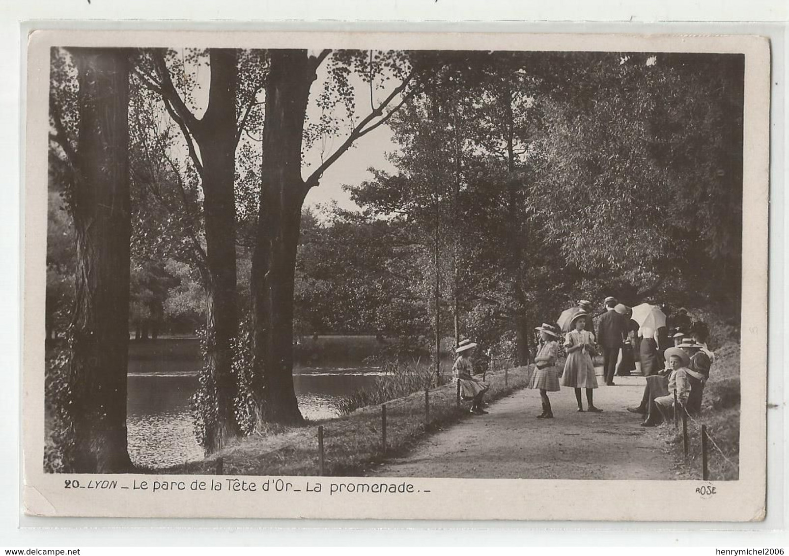 69 Rhone Lyon Le Parc De La Tete D'or La Promenade Animée - Autres & Non Classés