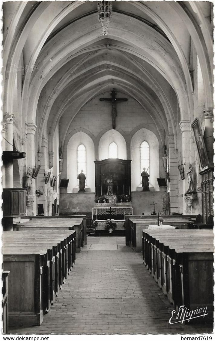 89   Dixmont  - Interieur De   L'eglise - Dixmont