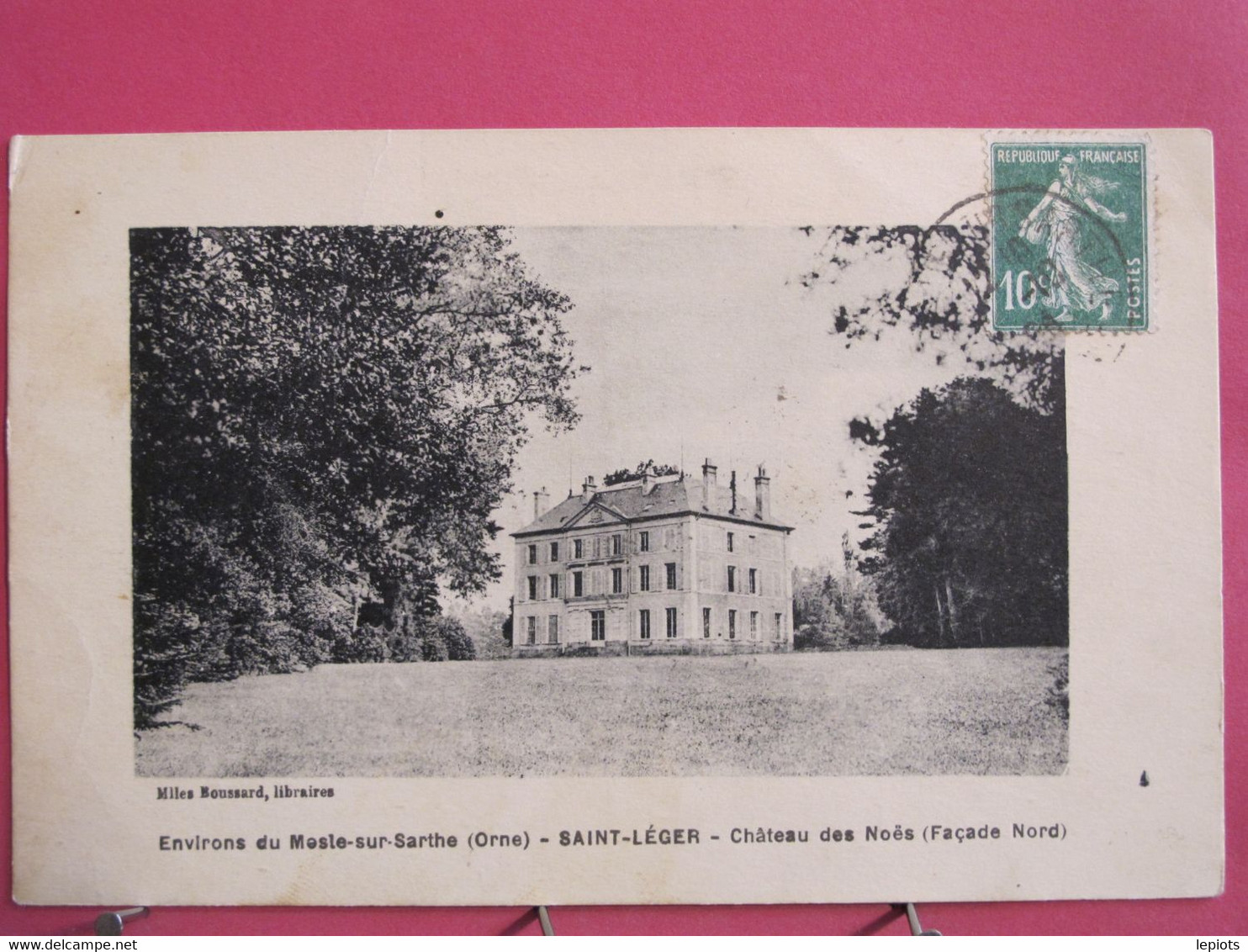 61 - Environs Du Mele Sur Sarthe - Saint Léger - Château Des Noës - Façade Nord - R/verso - Le Mêle-sur-Sarthe