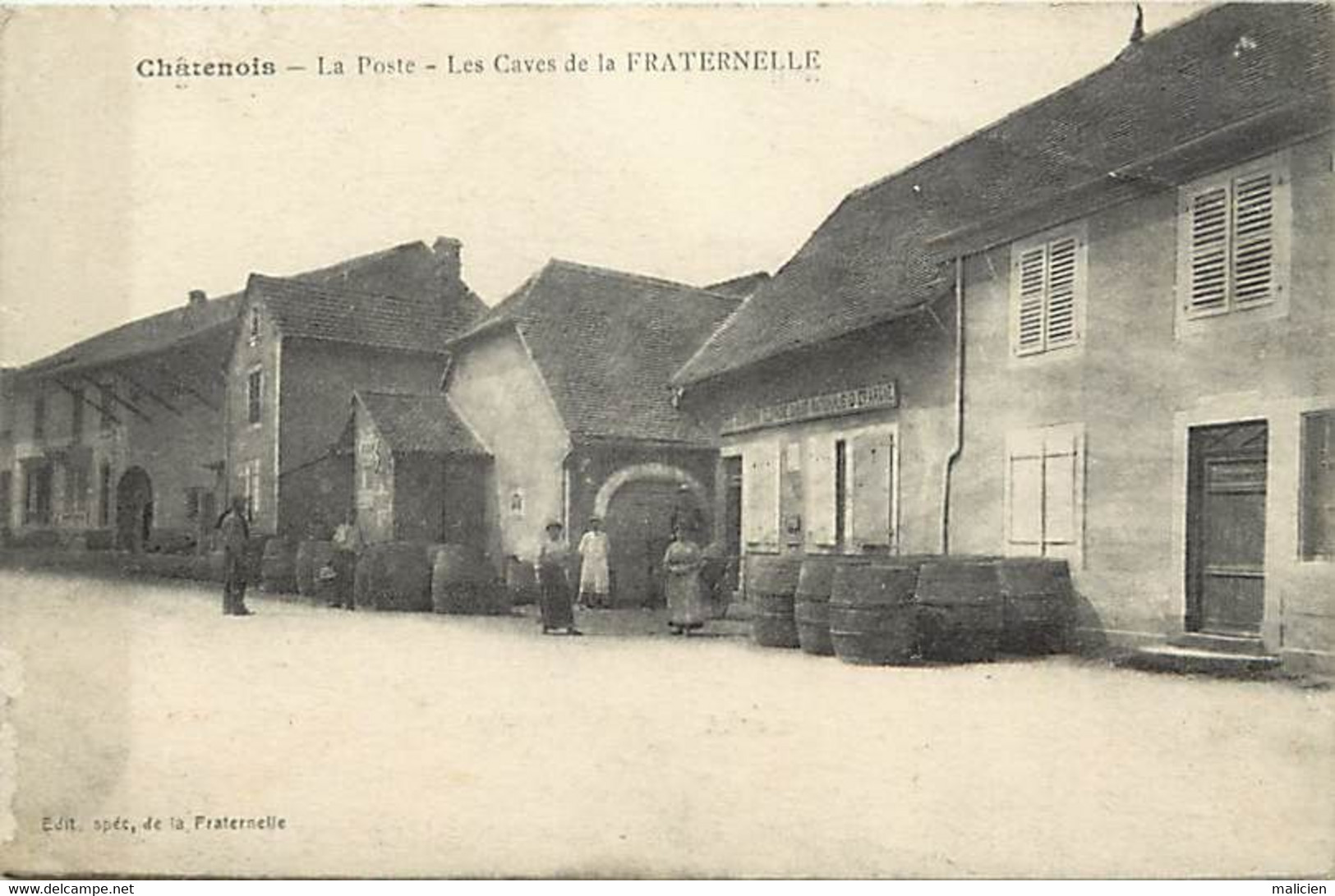 - Dpts Div.-ref-BA560- Vosges - Chatenois - La Poste - Caves De La Fraternelle - Postes - Cave - - Chatenois