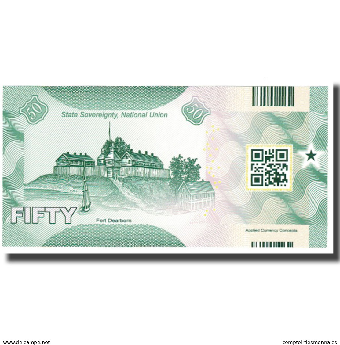 Billet, États-Unis, 50 Dollars, ILLINOIS, NEUF - A Identificar