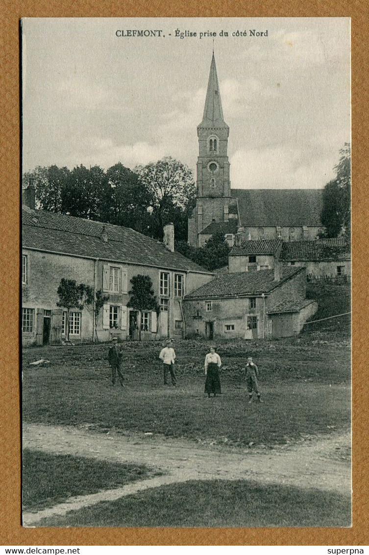 CLEFMONT (52) : " EGLISE PRISE DU CÔTE NORD " - Clefmont