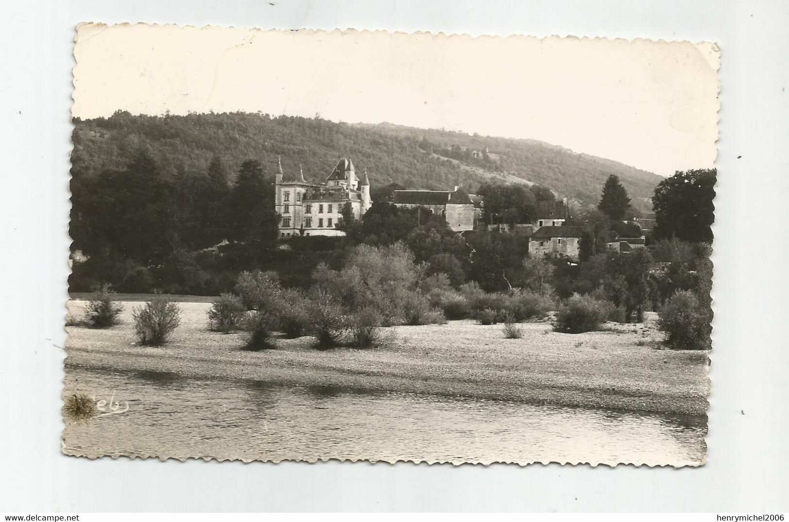 46 Lanzac Le Chateau De Cieurac Et La Dordogne Cachet Souillac 1959 , Ed Photo Ceb Cabanès Gourdon - Andere & Zonder Classificatie