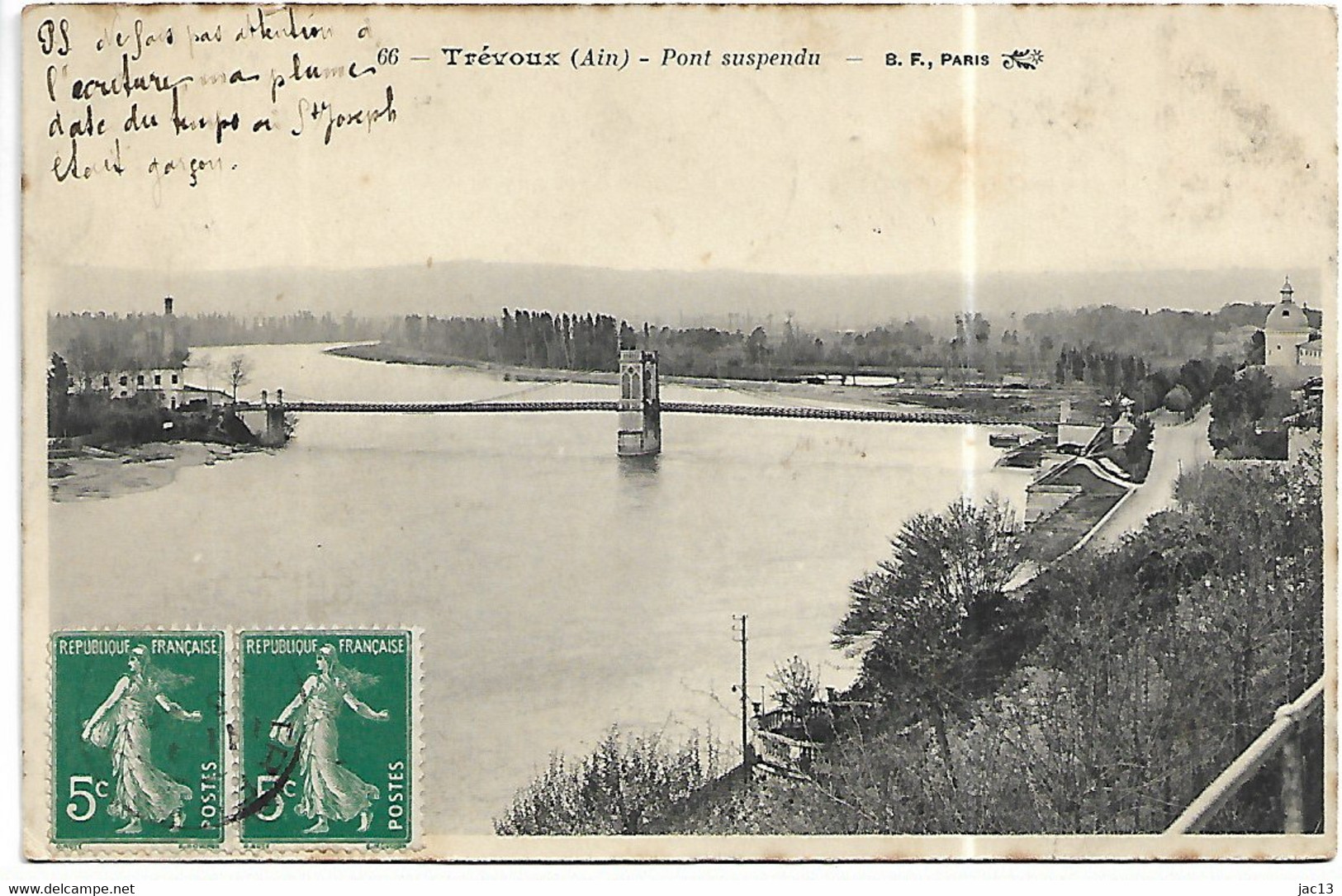 L31A363 - Trévoux - 66 Pont Suspendu - Trévoux