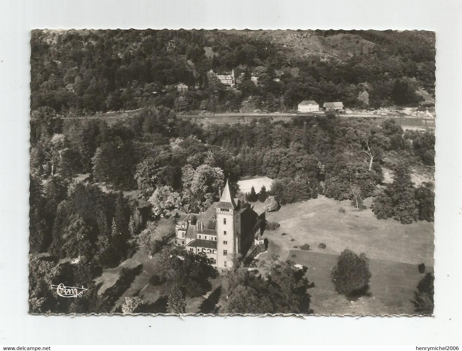 Allemagne Sarre Saar Mettlach Luftaufnahme Schloss Saareck - Other & Unclassified