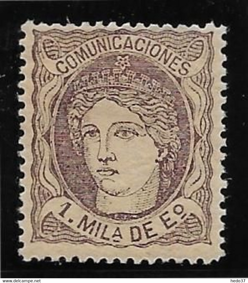 Espagne N°102 - Neuf * Avec Charnière - TB - Unused Stamps