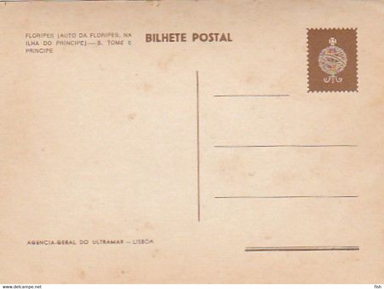 Sao Tome And Principe ** & Postal, Floripes, Principe Island, Overseas Agency Portugal (944) - Sao Tome Et Principe