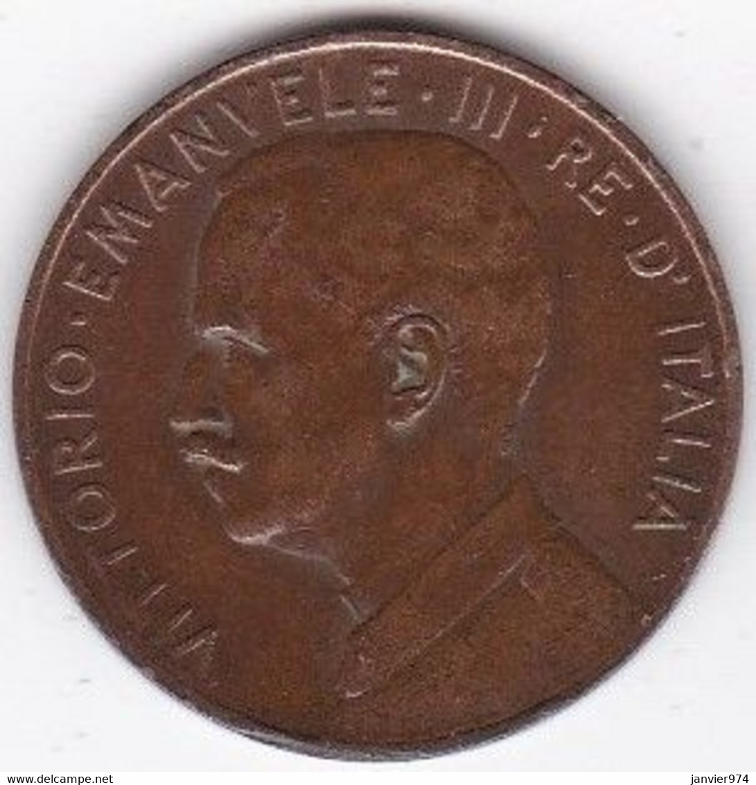 ITALIE. 5 CENTESIMI 1918 R ROMA. VITTORIO EMANUELE III - 1900-1946 : Victor Emmanuel III & Umberto II