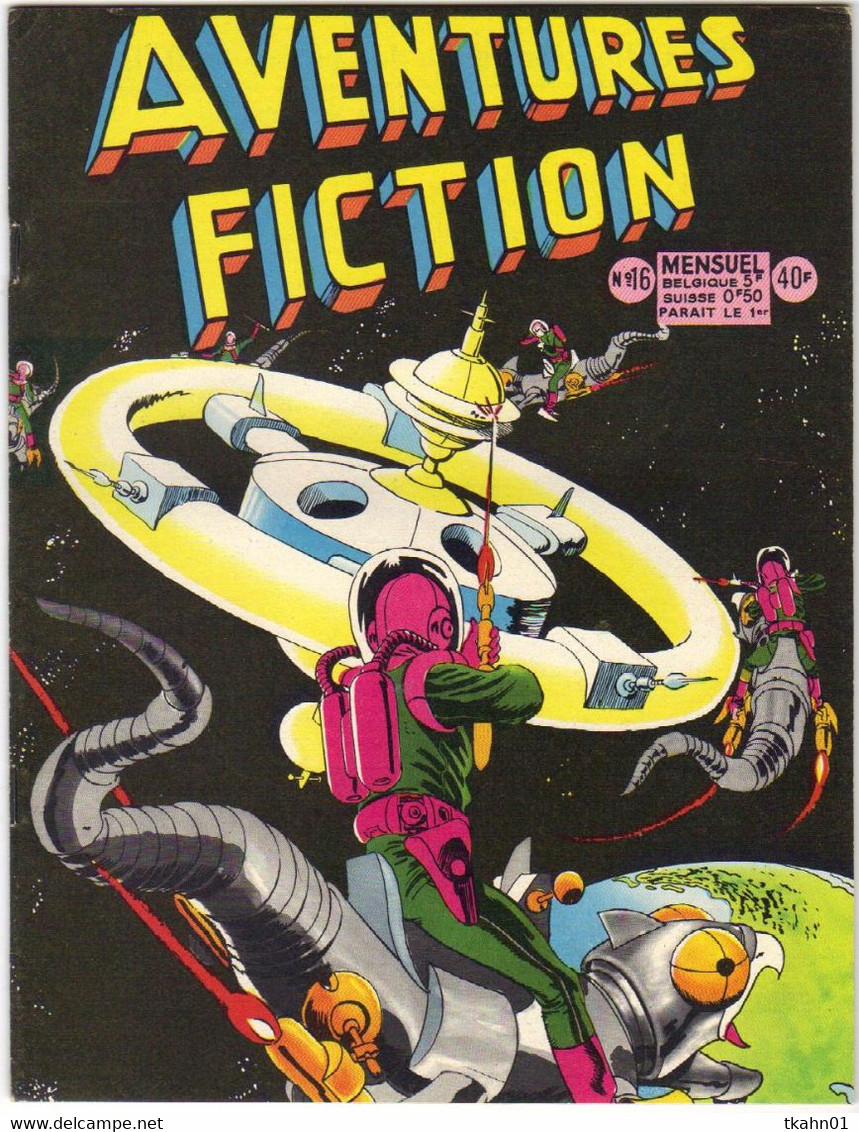 AVENTURES-FICTION   N° 16 "  ARTIMA DE 1959 "  PETIT FORMAT - Aventures Fiction