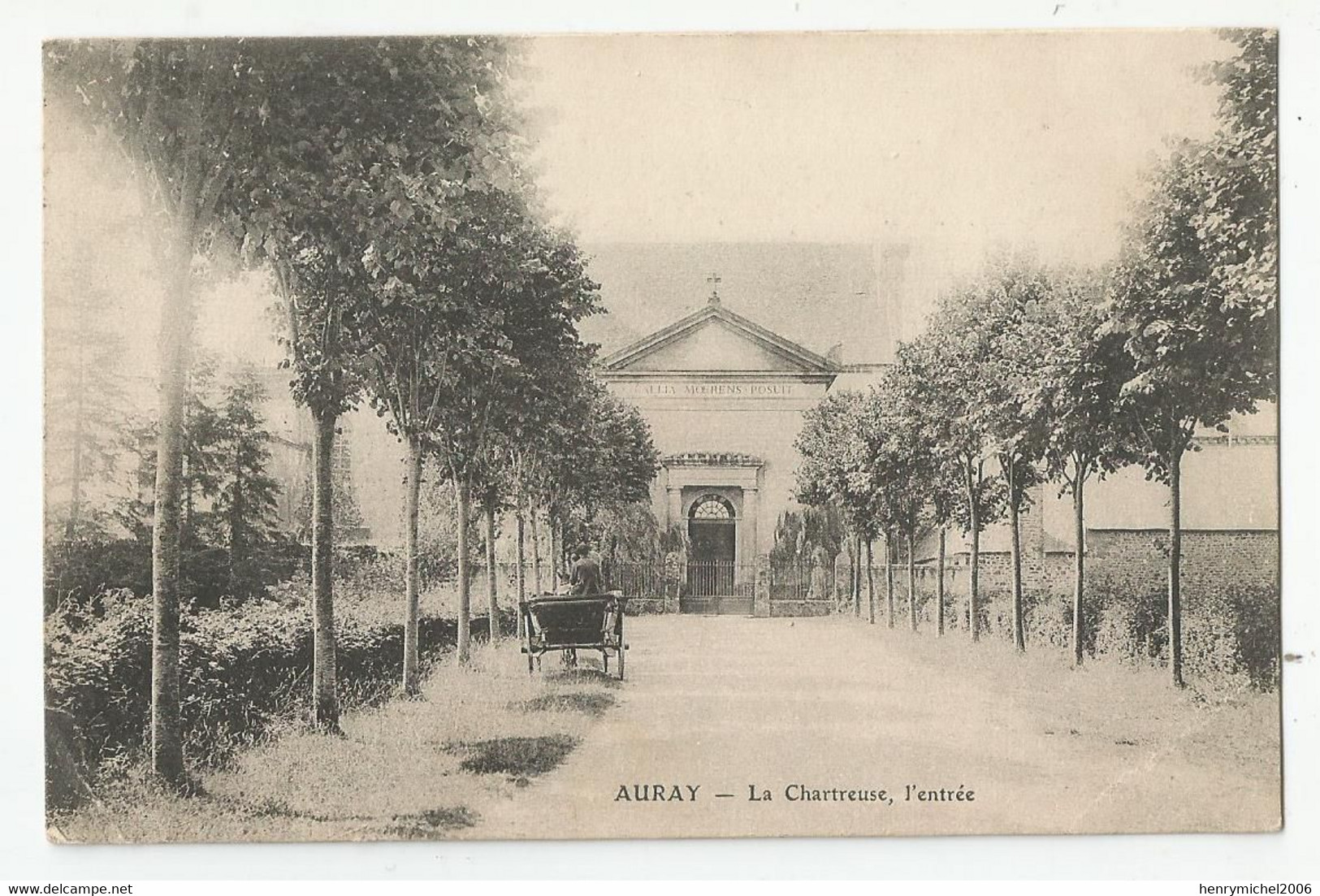 56 Auray L'entrée De La Chartreuse 1904 - Auray
