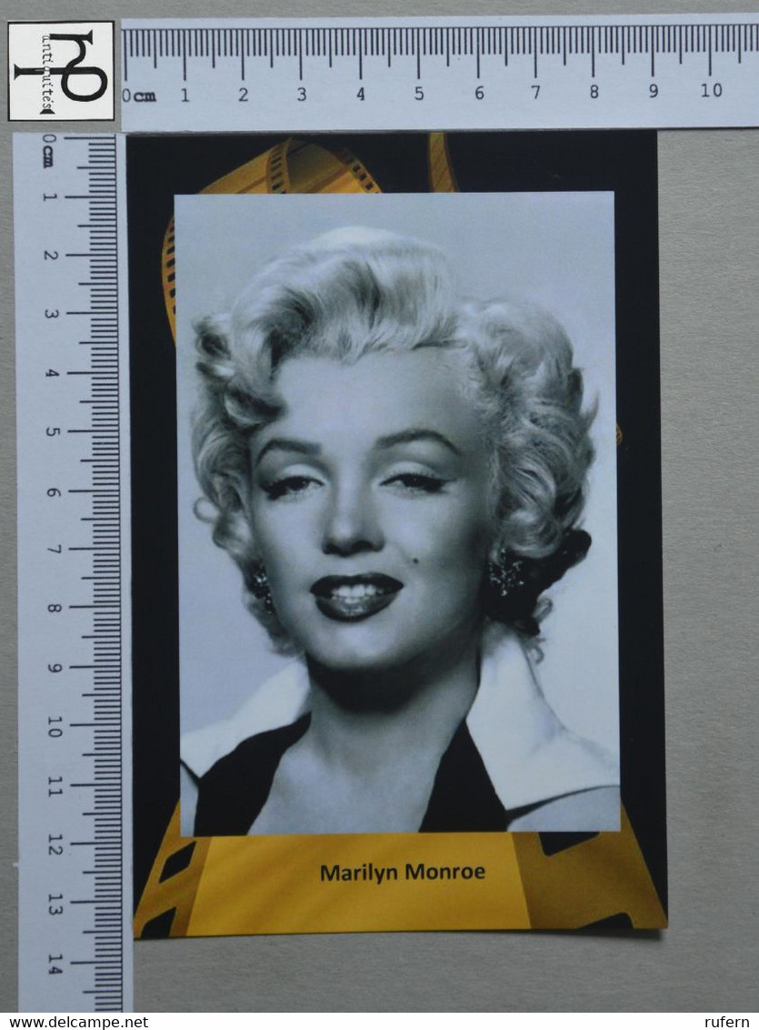 POSTCARD - MARILYN MONROE -  LE MONDE DU CINÉMA -   2 SCANS  - (Nº47973) - Schauspieler