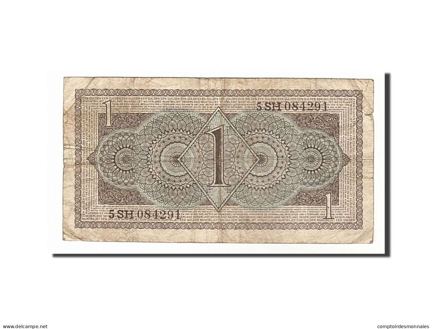 Billet, Pays-Bas, 1 Gulden, 1949, 1949-08-08, TB - 1  Florín Holandés (gulden)