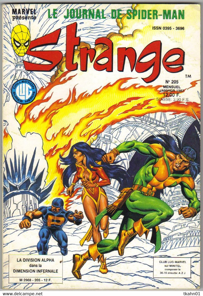 STRANGE  N° 205  " LUG   "  DE  1987  TBE - Strange