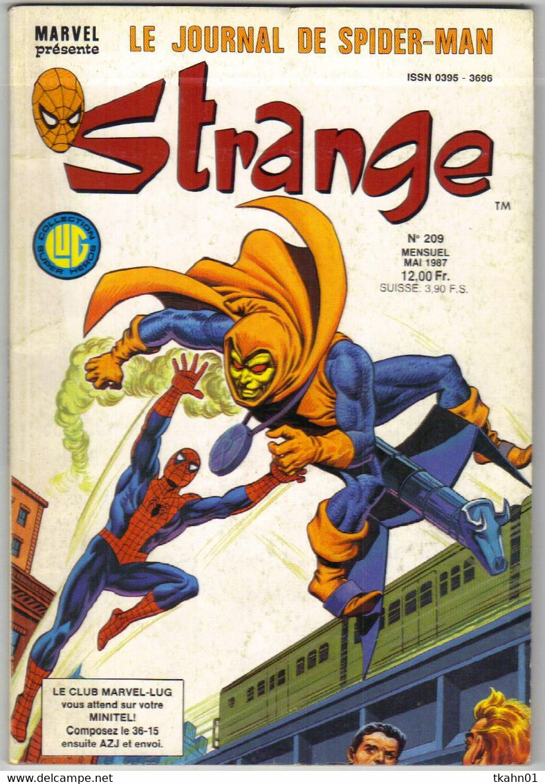 STRANGE  N° 209  " LUG   "  DE  1987  TBE - Strange