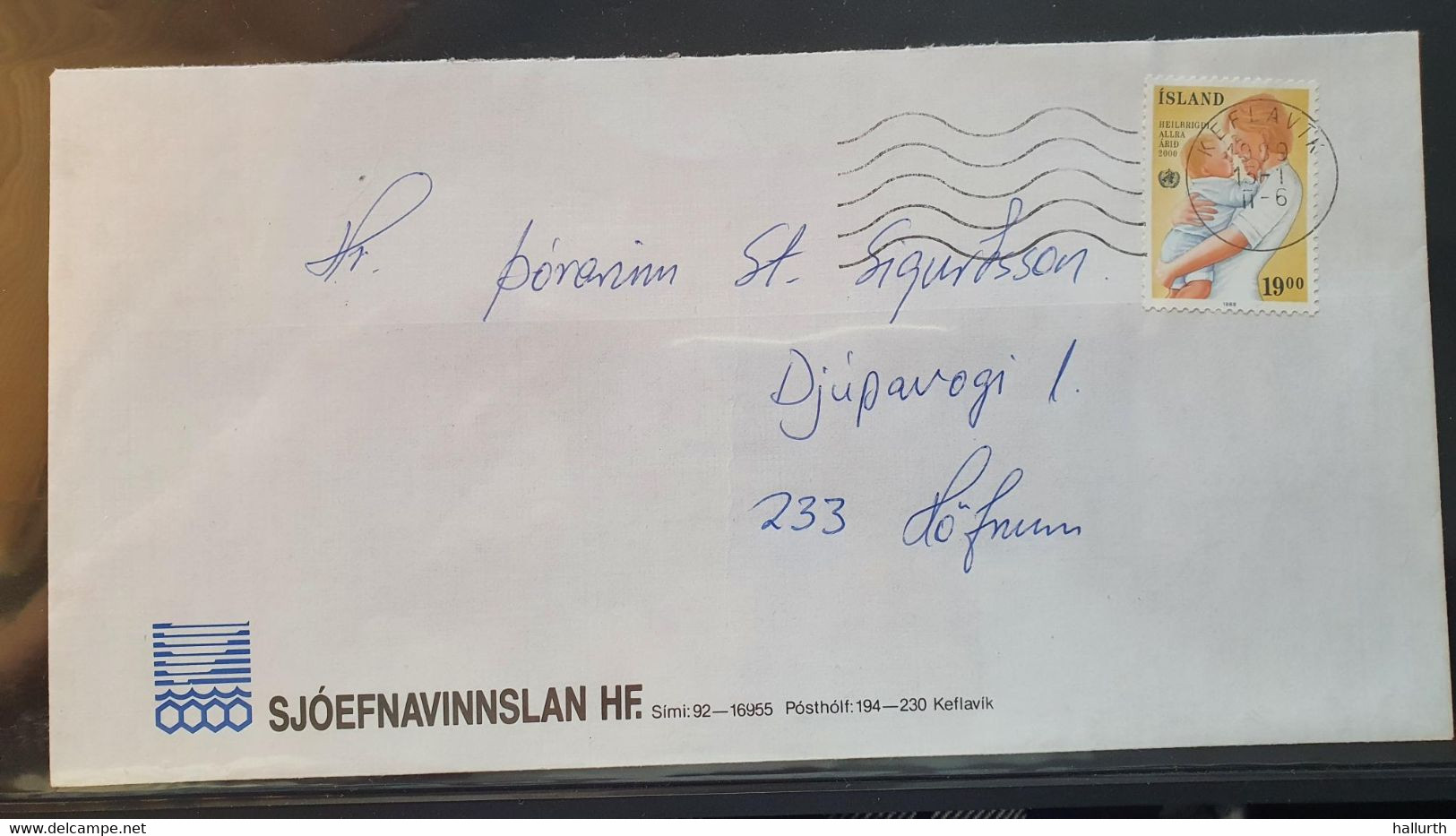 Iceland / Islande, Cover, From Keflavík To 233 Höfnum (Hafnir) #2200002 - Briefe U. Dokumente