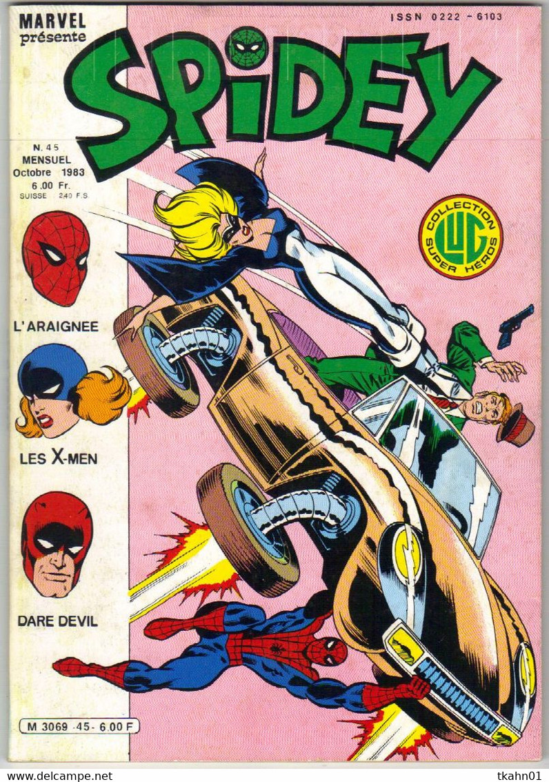 SPIDEY  N° 45  " LUG   "  DE  1983  TBE - Spidey