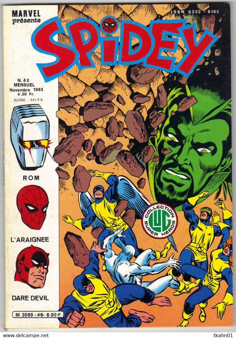 SPIDEY  N° 46  " LUG   "  DE  1983  TBE - Spidey