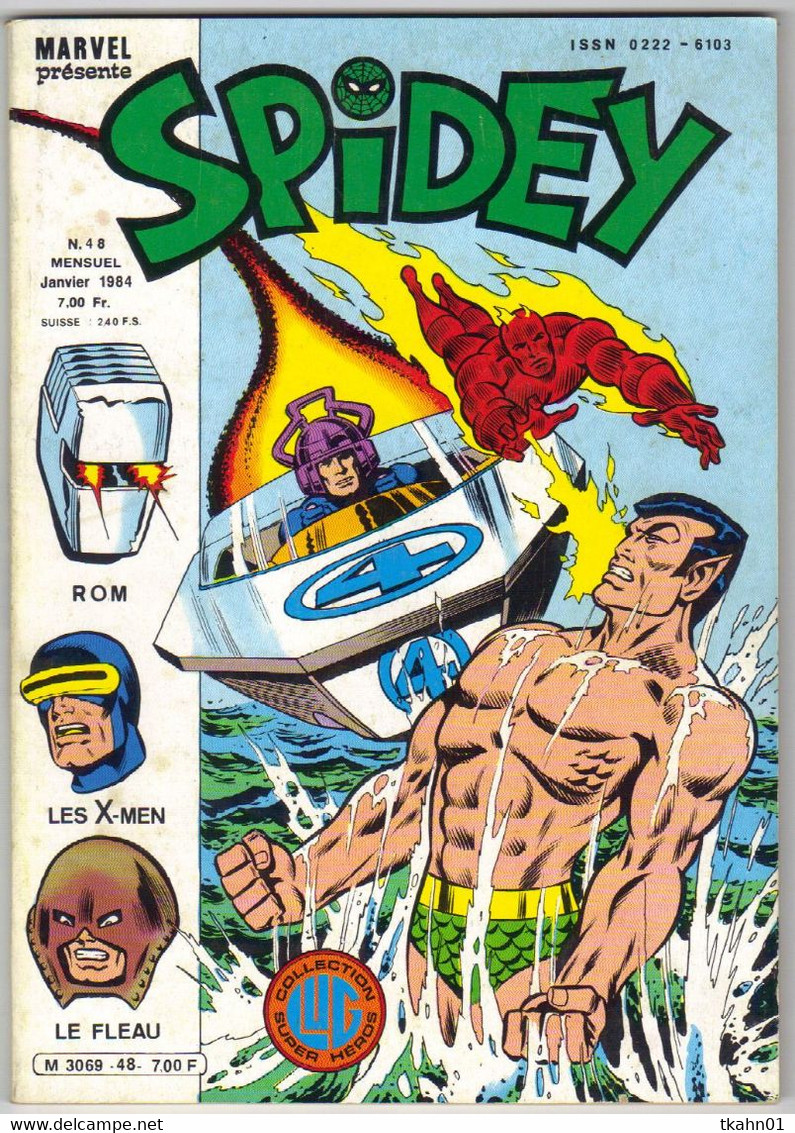 SPIDEY  N° 48  " LUG   "  DE  1984  TBE - Spidey