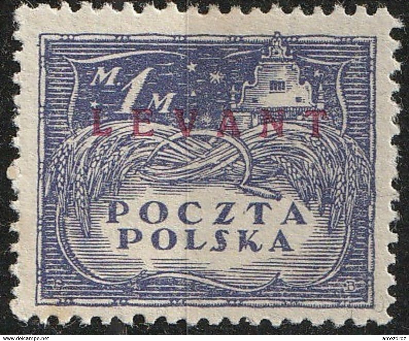 Pologne - Levant Polonais N° 8 MH Timbre De Pologne Surchargé (H11) - Levant (Turquie)